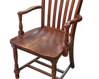 Antique Murphy Wooden Office Chair