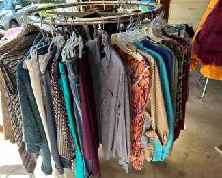 Women’s clothing, mostly size XL or 14/16.  All $3 each unless marked.