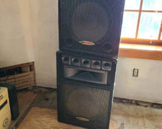Another set of speakers.