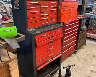 Large tool chests.