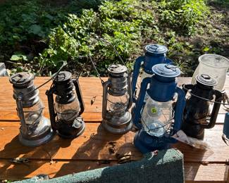 Many vintage lanterns prices to sell.