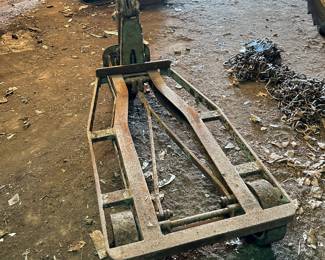 Pallet jack, I think.  You probably need this.