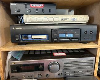 Pioneer Multi-disc CD player and JVC AM/FM tuner