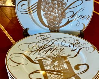 Williams Sonoma Holiday Salad Plates
