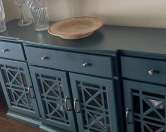 $150 Modern buffet; approx. 30 1/2" x 60" x 16"