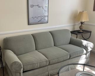 $250 Clean great condition three-cushion queen sleeper sofa; approx. 90" W x 38" D