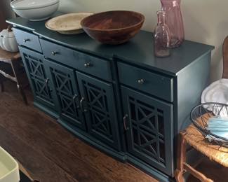 $150 Modern buffet; approx. 30 1/2" x 60" x 16"
