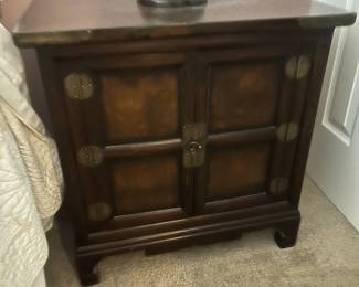 $250 Pair of vintage Chinese cabinets: approx. 24" x 24" x 18 1/2"