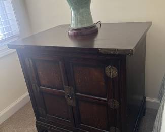 $250 Pair of vintage Chinese cabinets: approx. 24" x 24" x 18 1/2"