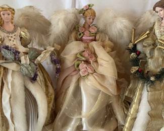 Vintage Angel Christmas Tree Toppers