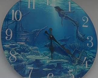 Mermaid Wall Clock