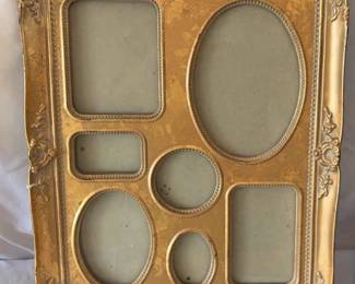 Vintage Gold Colored Decor Item Lot
