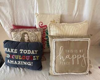 Lot Of 7 Throw Pillows