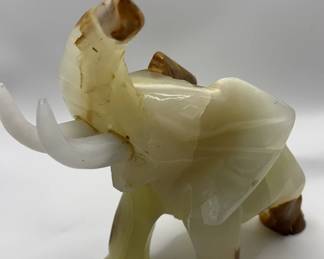 Onyx Stone Hand Crafted Elephant From Mexico
