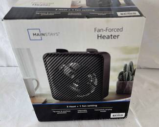 Mainstays Fan Forced Heater New In Box
