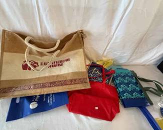 Lot Of Assorted Reusable Shopping Bags