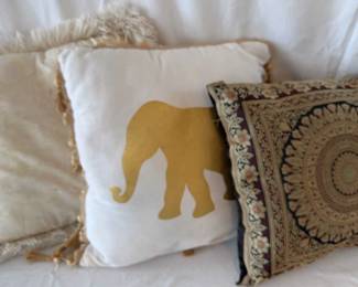 Lot Of 3 Throw Pillows