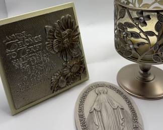 Silver Decor Religious