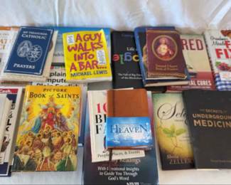 Huge Lot Of Hardback And Soft Cover Books