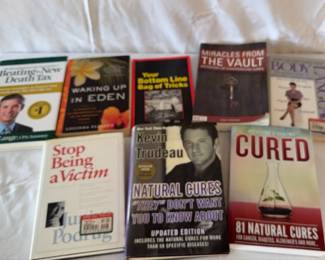 Lot Of 8 Self Help finance cures Books
