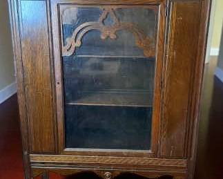 Jacobean Style Display Cabinet