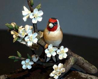 RSPB European Goldfinch Ceramic Figurine