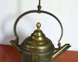 Three Spout Whale Oil Lamp