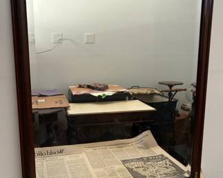 Very Heavy Beveled Wall Mirror