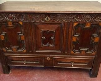 Jacobean Style Blanket Chest