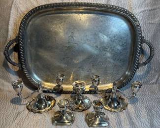 Leonard Silver Serving Tray Other Pieces
