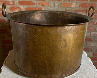Large Copper Cooking Vessel