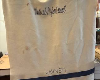 United States Navy Medical Department Wool Blanket