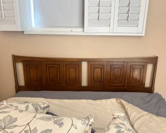 MCM king headboard
