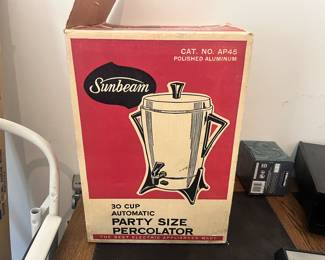 Vintage coffee percolator