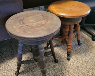 Marble Claw Footed Stools