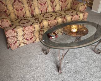 Couch with matching chair.