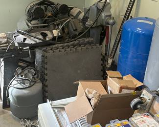 GIANT Vise and Air Compressors 