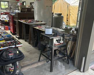 Shop and a Garage PACKED with TOOLS!