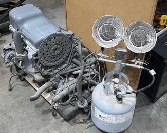 Motor and Propane Heater