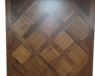 Walnut Wood Parquet Sample- 39" x 39"