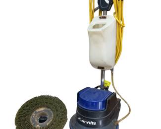 17" Power Flite Low Speed Buffer, Drive Plate & Scrubber