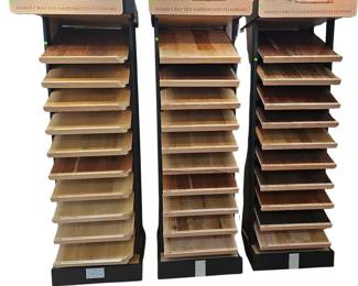 Sheoga Wood Sample Display w/ Wood Samples- Prefinish, Solid, Engineered