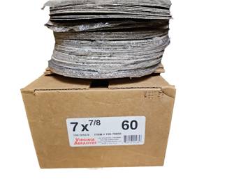 (5bx) Virginia Abrasive Edger Paper 7 x 7/8- #60g