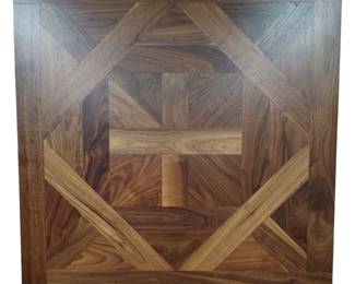 Walnut Wood Parquet Sample- 36" x 36"