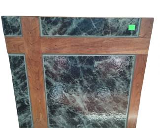 Green Tile w/ Brazilian Cherry Inlay