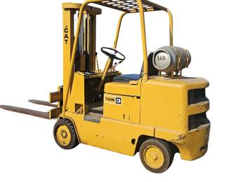 1959 CATERPILLAR Forklift- Model: T508/ Serial: 12N01608 & Extra Fuel Tank