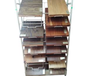 Wood Sample Display w/ (31ea) Mics. Wood Species Samples