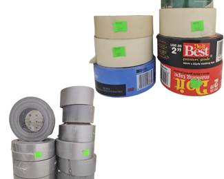 Grey Duct Tape & Masking Tape (17rolls)