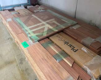 Mahogany Parquet and Engineered Mixed Grades Mixed Mills