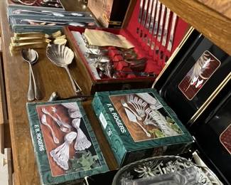 Assorted Flatware &  Serving Pieces